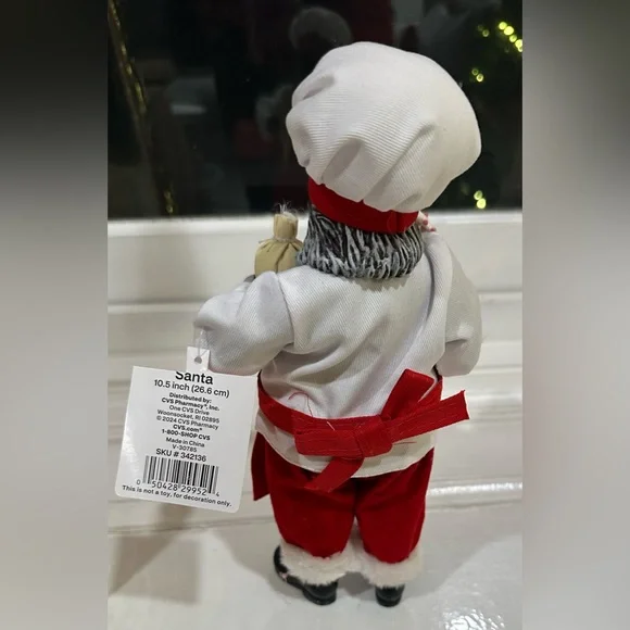 10.5” Santa with Red and White Outfit - Picture 2 of 2
